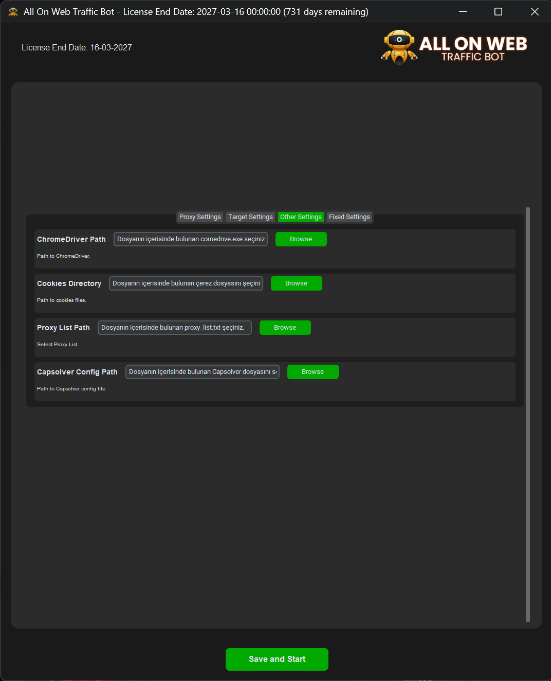 Aow Web Trafik Botu (1 Haftalık Lisans)