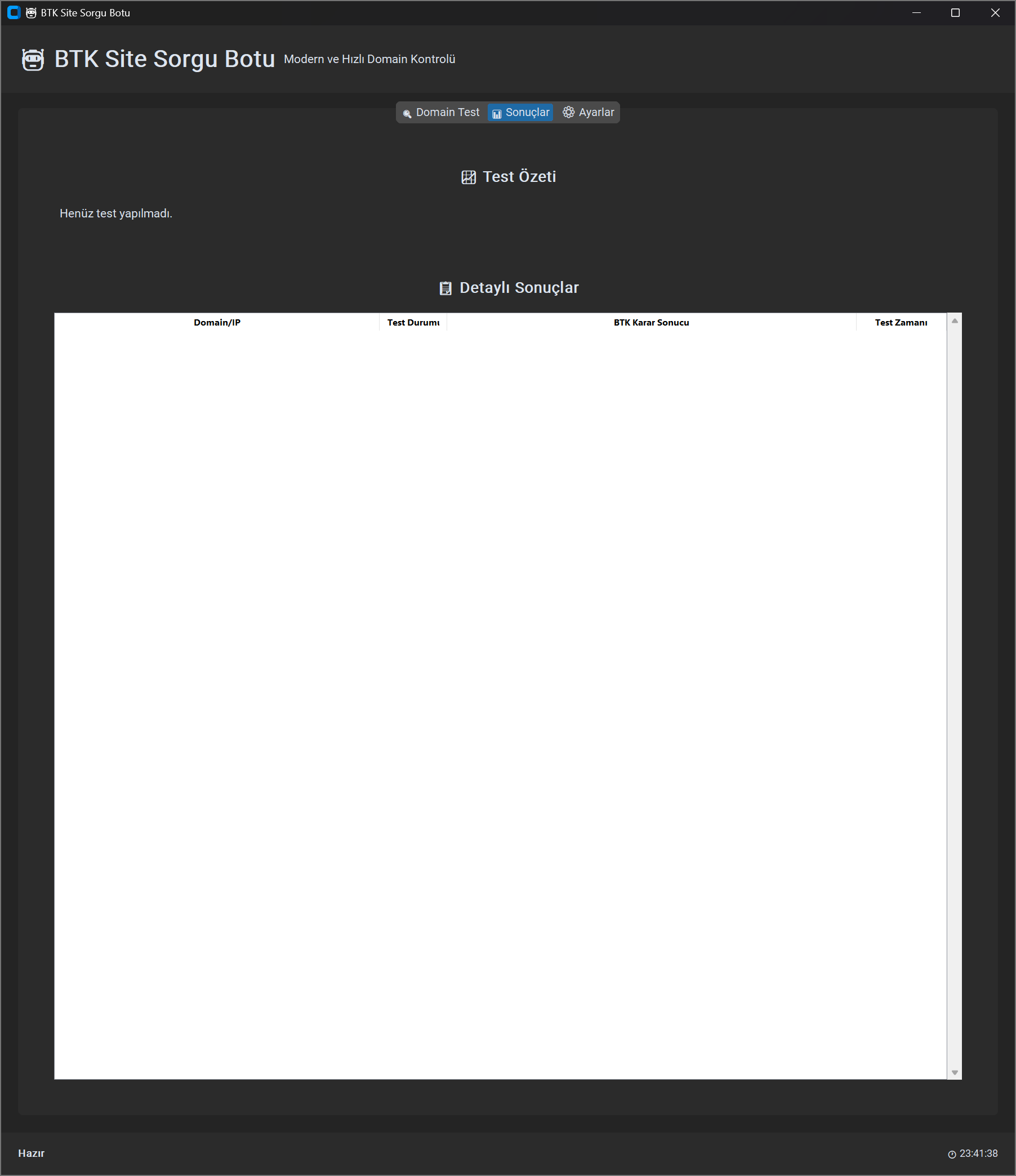 Aow Yazılım - BTK Site Sorgu Botu Telegram Bildirim Özellikli
