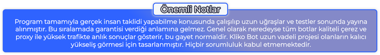 Kliko Web Trafik Botu (Açık Kaynak)
