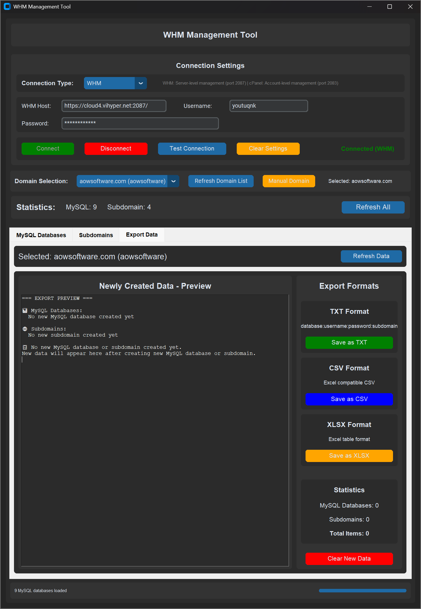 WHM Management Tool (Ücretsiz)