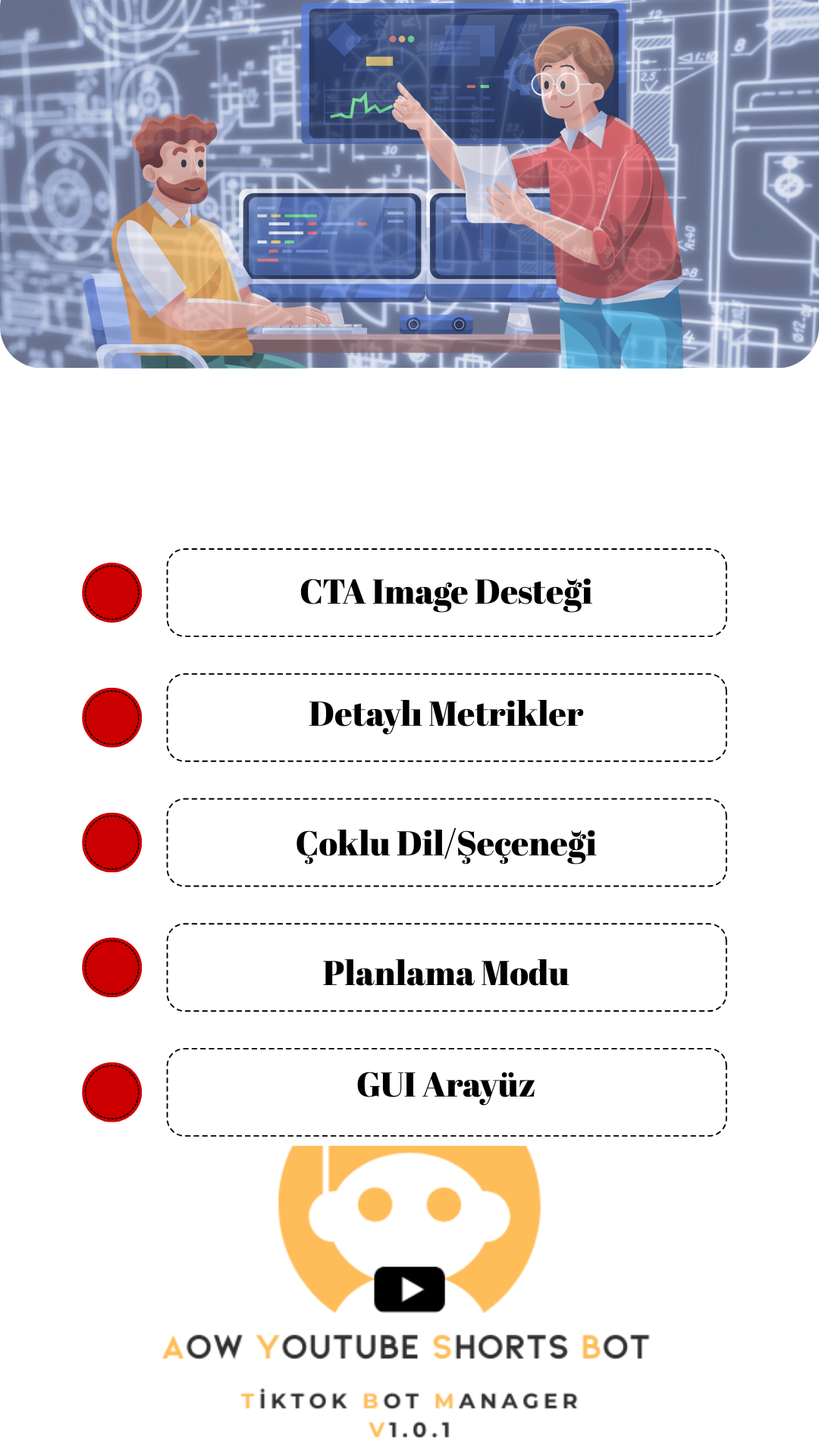 Aow Youtube Shorts Bot - TikTok Bot Manager - v1.0.1